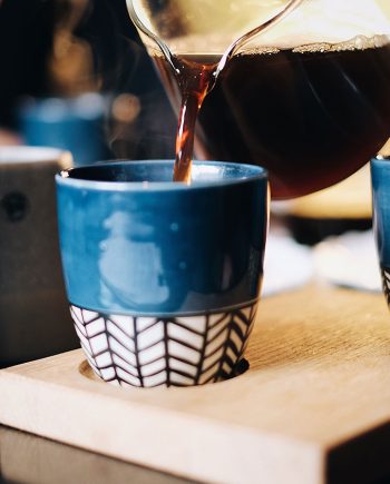 Coffee in ceramic mug