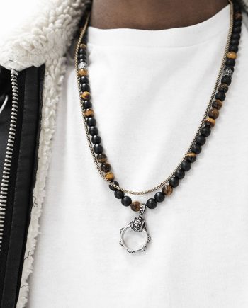 Man Wearing a Necklace 1